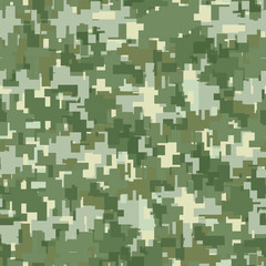 Digital / Modern Camouflage Seamless Pattern. High Quality, Perfectly tile-able