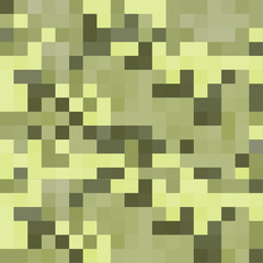 modern pixel camouflage green pattern.