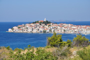 Obraz premium View of Korcula Island, Croatia