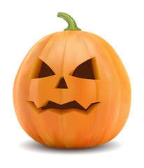 3D realistic bad pumpkin