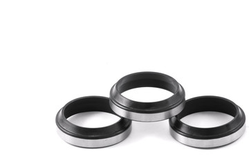 Seal for engines Industrial use on white background