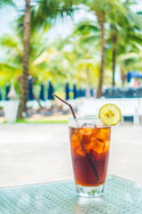 Iced cola glass