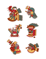 aztec maya avatar collection