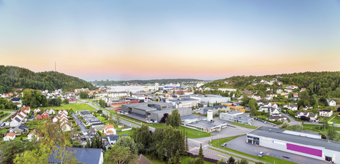 Early  morning in Sandefjord in Norway