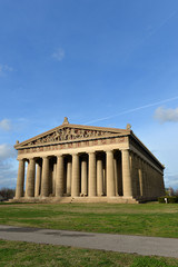 Fototapeta na wymiar View of the Parthenon in Narshville