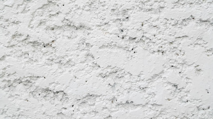white plaster cement walls