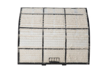 home air conditioner filter with many dust