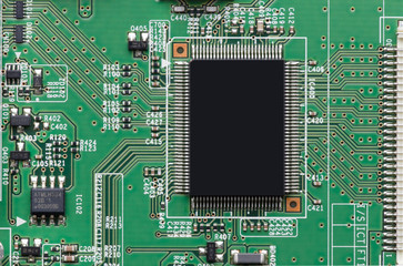 chip, semiconductor and circuit on green board