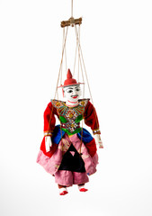 tradition string puppet for tourist souvenir, Myanmar