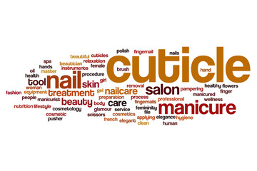 Cuticle word cloud