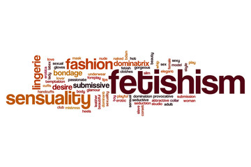 Fetishism word cloud