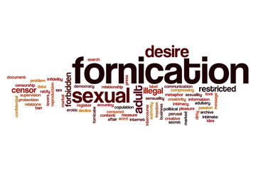 Fornication word cloud