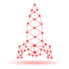 Abstract rocket
