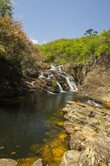 Beautiful waterfall - Serra da Canastra National Park - Minas Gerais