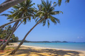 Beautiful tropical beach at island Koh Chang