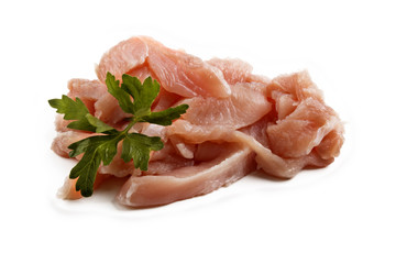 fresh turkey breast stir fry with parsley