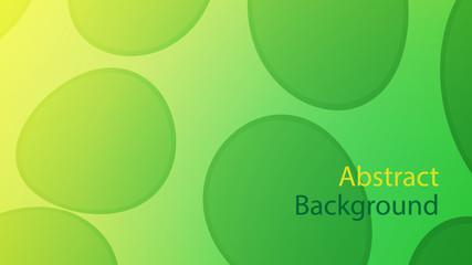 green and Yellow color background abstract art vector