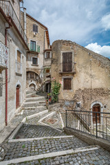 Castel del Monte, old rural village in L'Aquila Province, Abruzzo (Italy)