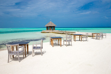 Obraz premium tropical beach in Maldives