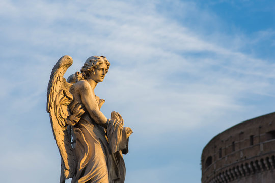 Angel, Ponte Sant'Angelo, Rome, Italy