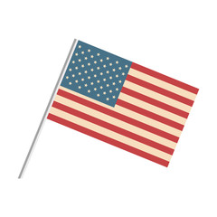 flag united states of america patriotic usa symbol. vector illustration