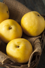Raw Organic Yellow Asian Apple Pears