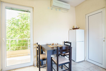 Interior of a guest house  kitchen