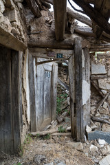 Old abandoned house in Bulgarian village, Rodopi mountain