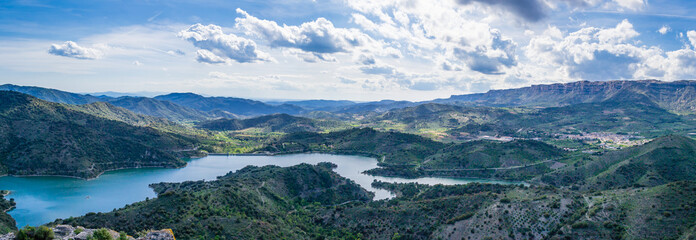 The Panorama of Siurana, Catalonia, Spain