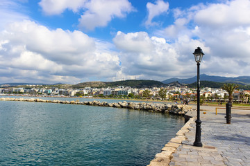 Seafront of Rethymnon city