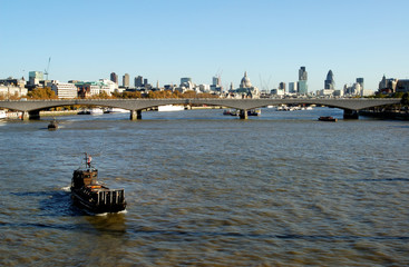 Thames river, London, UK.