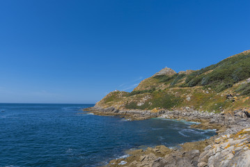 Faro Islas Cies y Faro Da Porta (Islas Cies, Pontevedra - España).
