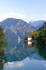 Fototapeta na wymiar Plansee lake in the Alps mountain, Austria.