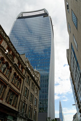 The City's new giant office tower under construction on 20 Fenchurch Street, generally known as the...