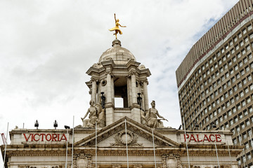 Victoria Palace Theatre in London, England - a West End theatre in Victoria Street, opposite Victoria Station.