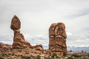 Moab Utah Arches National Parc balanced Rock 2