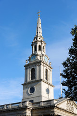 Fototapeta premium St Martin-in-the-Fields English Anglican church at the north-east corner of Trafalgar Square in the City of Westminster. London, England.