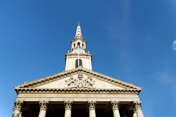 St Martin-in-the-Fields church in London, England.