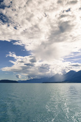 Storm clouds over the Lynn Canal