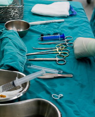 Equipment wound surgical instruments Suture