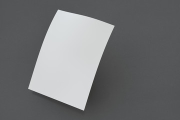 Mock up poster on dark background. 3D rendering poster standart format A5 / A4 / A3 / A2 / A1/ A0. Three-dimensional rendering.