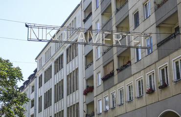 Tourist hot spot Nikolaiviertel in Berlin