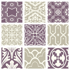 Classic vintage elegant pastel violet seamless abstract pattern 60
