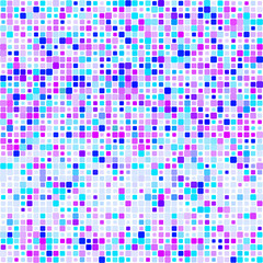 Abstract pixel background lilac pink blue. seamless pattern for fabric, wallpaper, pattern fills, web page background, surface textures. hand-drawn. Vector