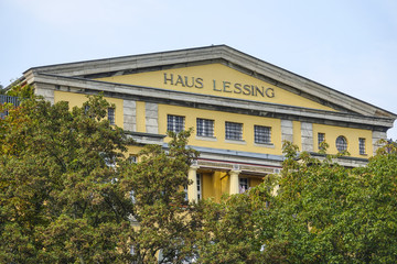 Fototapeta na wymiar Famous Lessing House in Berlin - Haus Lessing