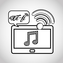 wifi connection signal icons vector illustration design