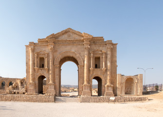Entrance At Jerash Jordan