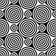 Seamless Circle and Triangle Pattern