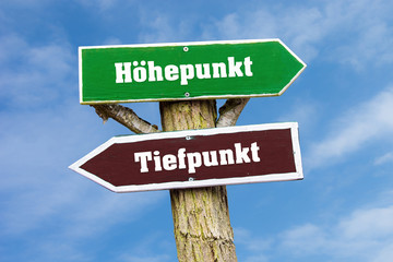 Schild 127 - Höhepunkt