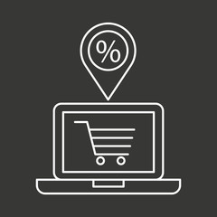 shopping online ecommerce flat icons vector illustration design